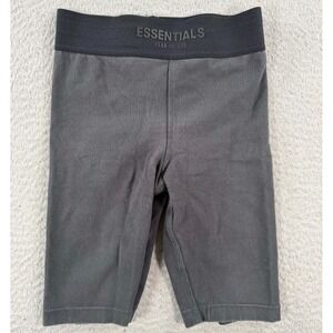 Essentials Fear of God Shorts Women's XS Gray Biker Athletic Low Rise Pull On